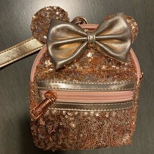 Disney Parks X Loungefly rose gold wristlet